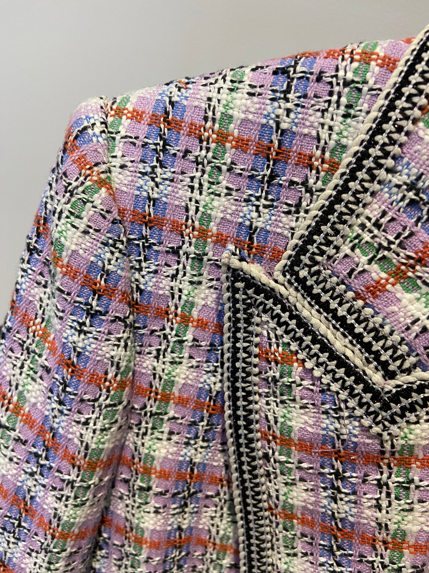 Veronica Beard Etney Tweed Dickey Jacket size 8