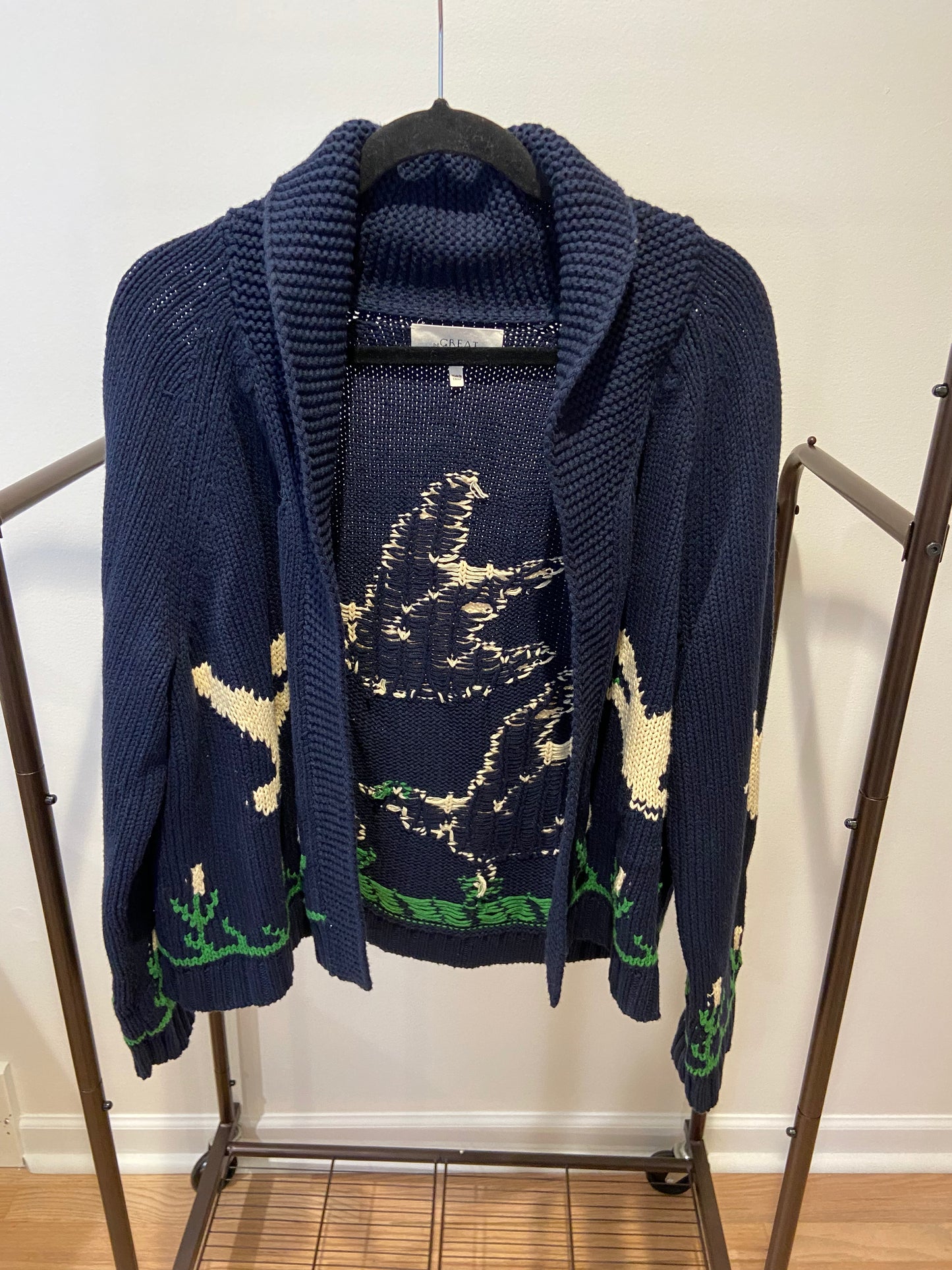 The Great The Bird Lodge Cardigan size S