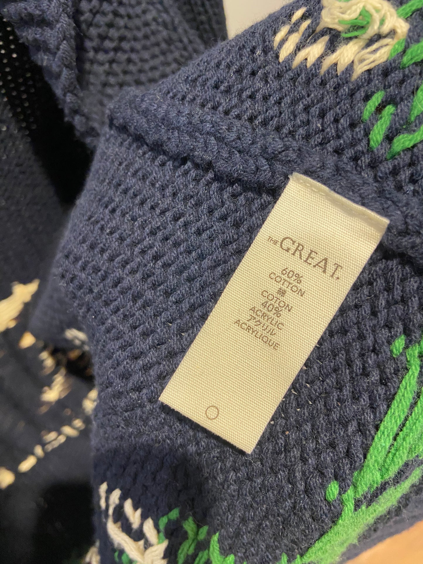 The Great The Bird Lodge Cardigan size S