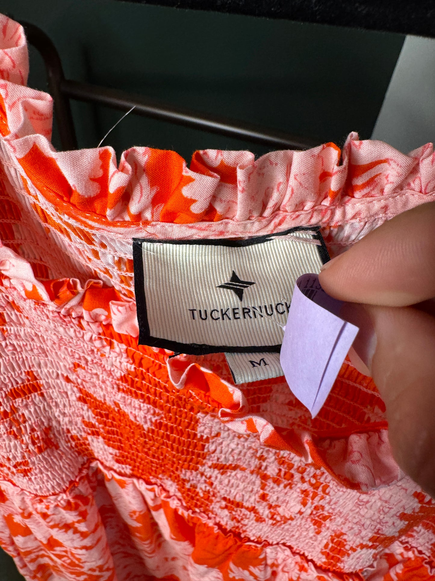 Tuckernuck Scarlet Toile Mallie Dress size M