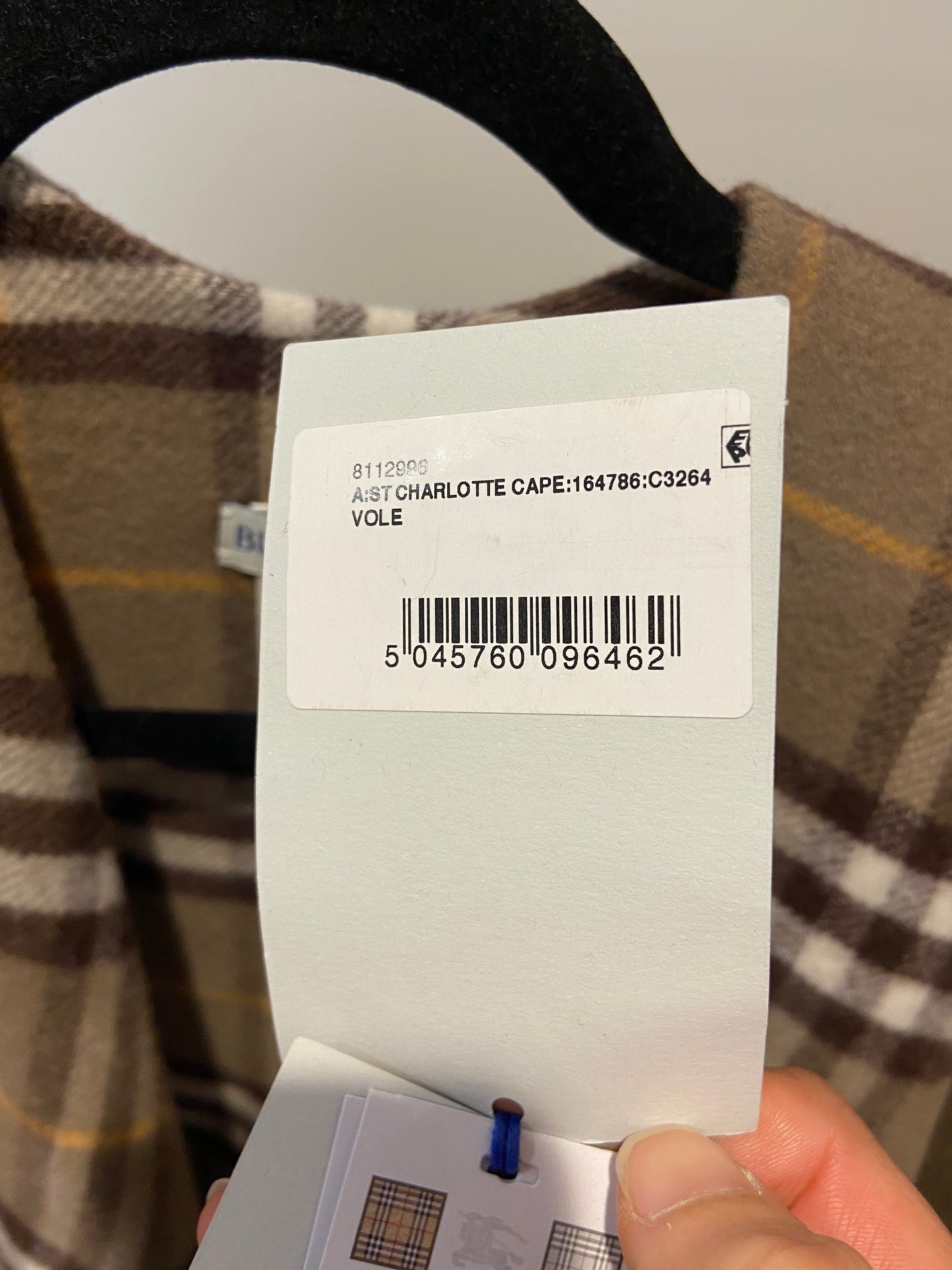 Burberry St. Charlotte Double-Faced Wool Cashmere Cape