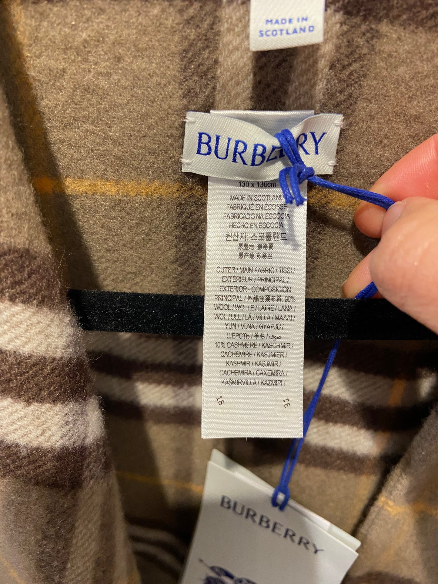 Burberry St. Charlotte Double-Faced Wool Cashmere Cape