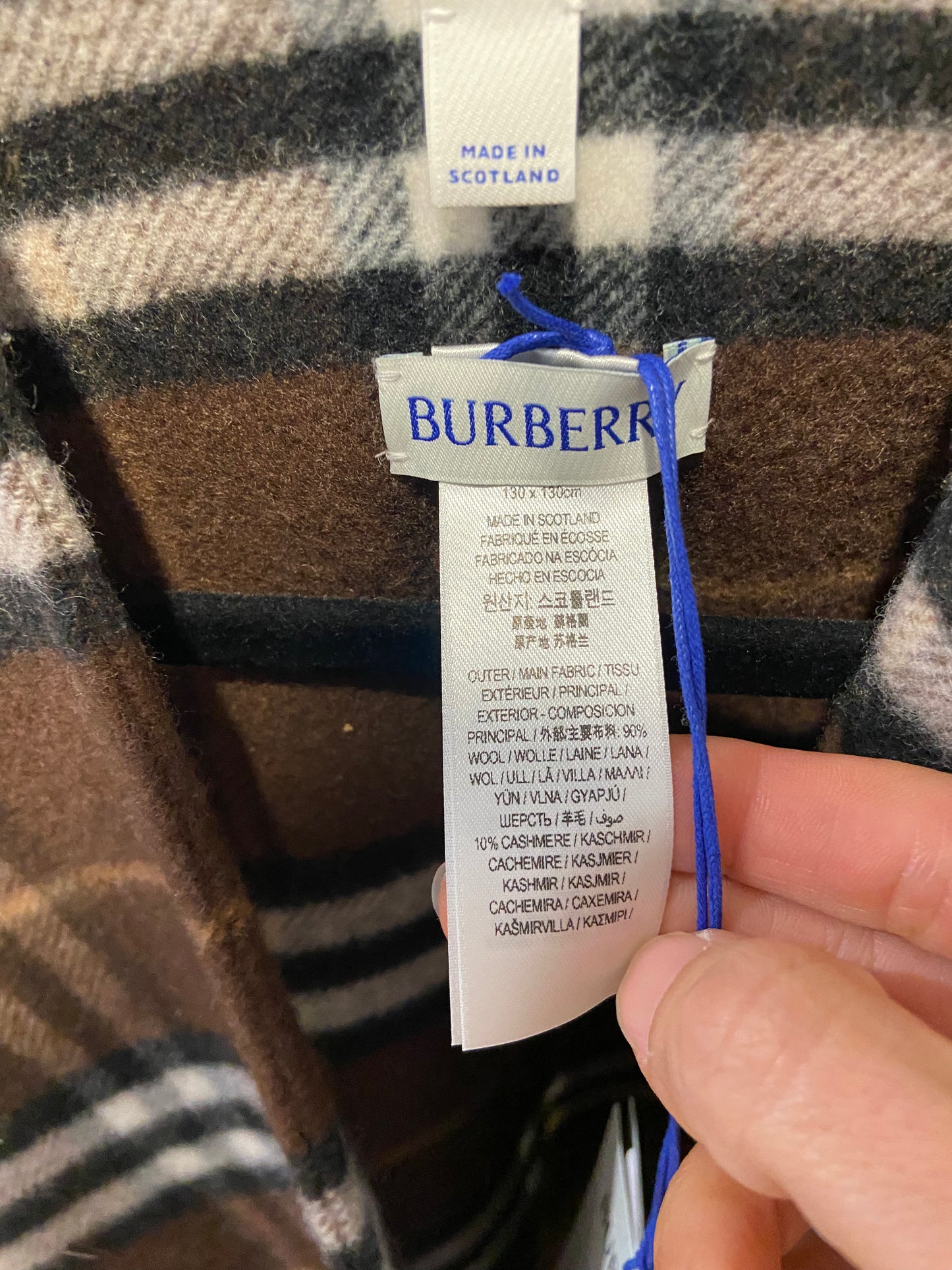 Burberry St. Charlotte Double-Faced Wool Cashmere Cape