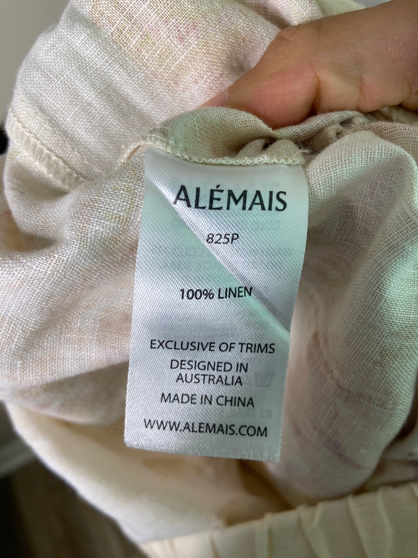Alemais Philomena Pant in Cream size US 4