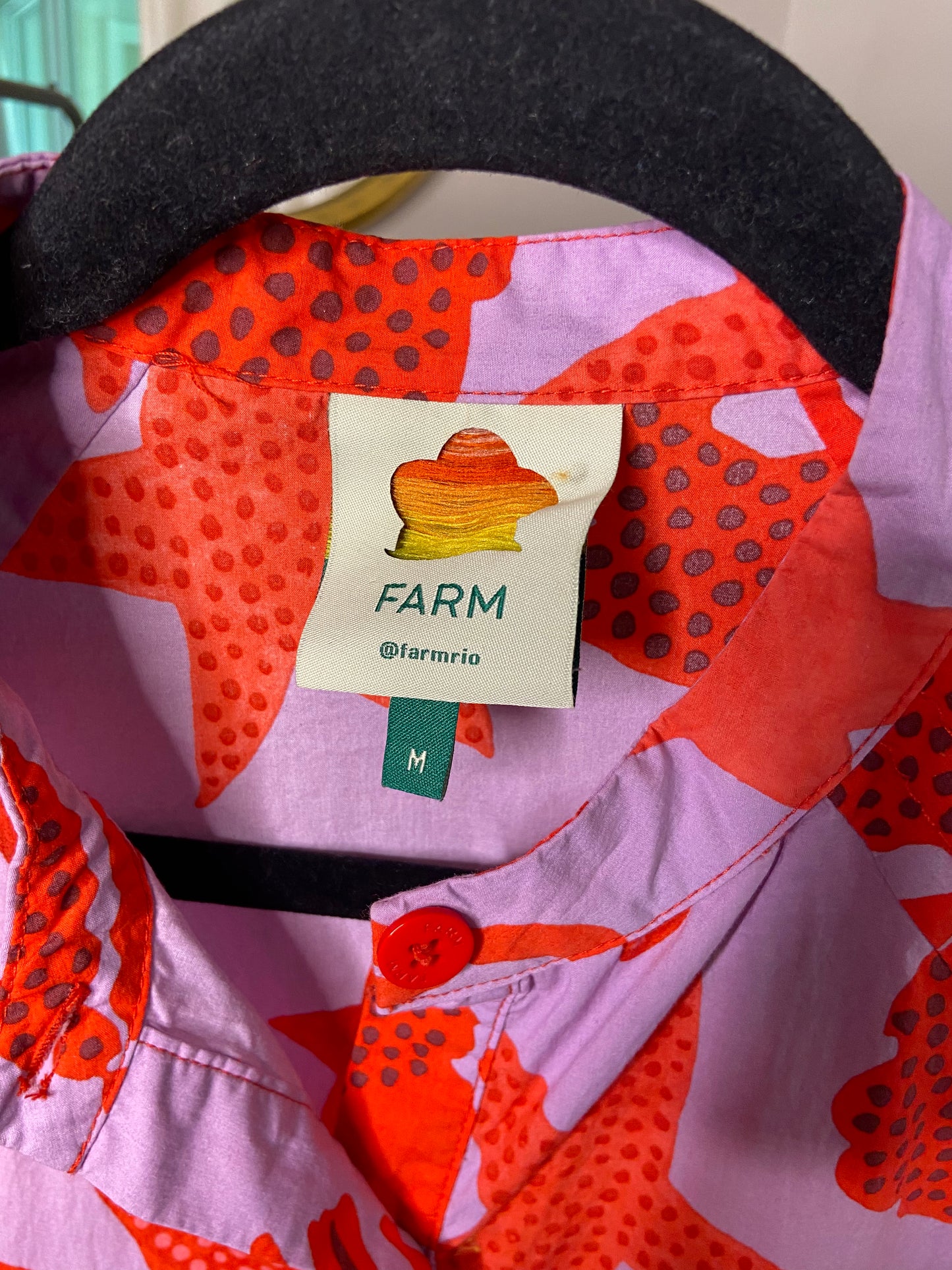 Farm Rio Lobster Sky Mini Dress size M