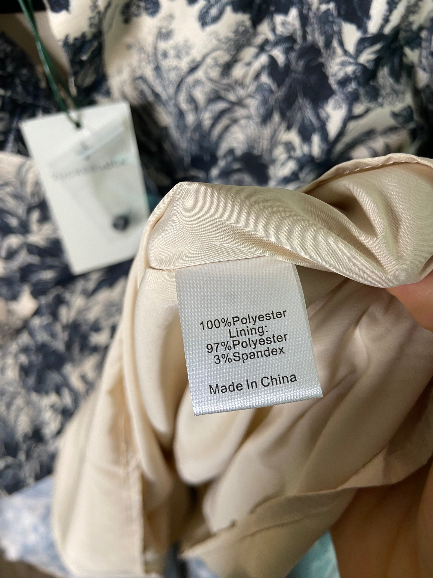 Tuckernuck Navy Blue Toile Tate Dress size XL