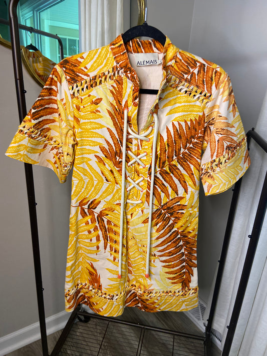 Alemais Fernside Lace Up Dress size US 2