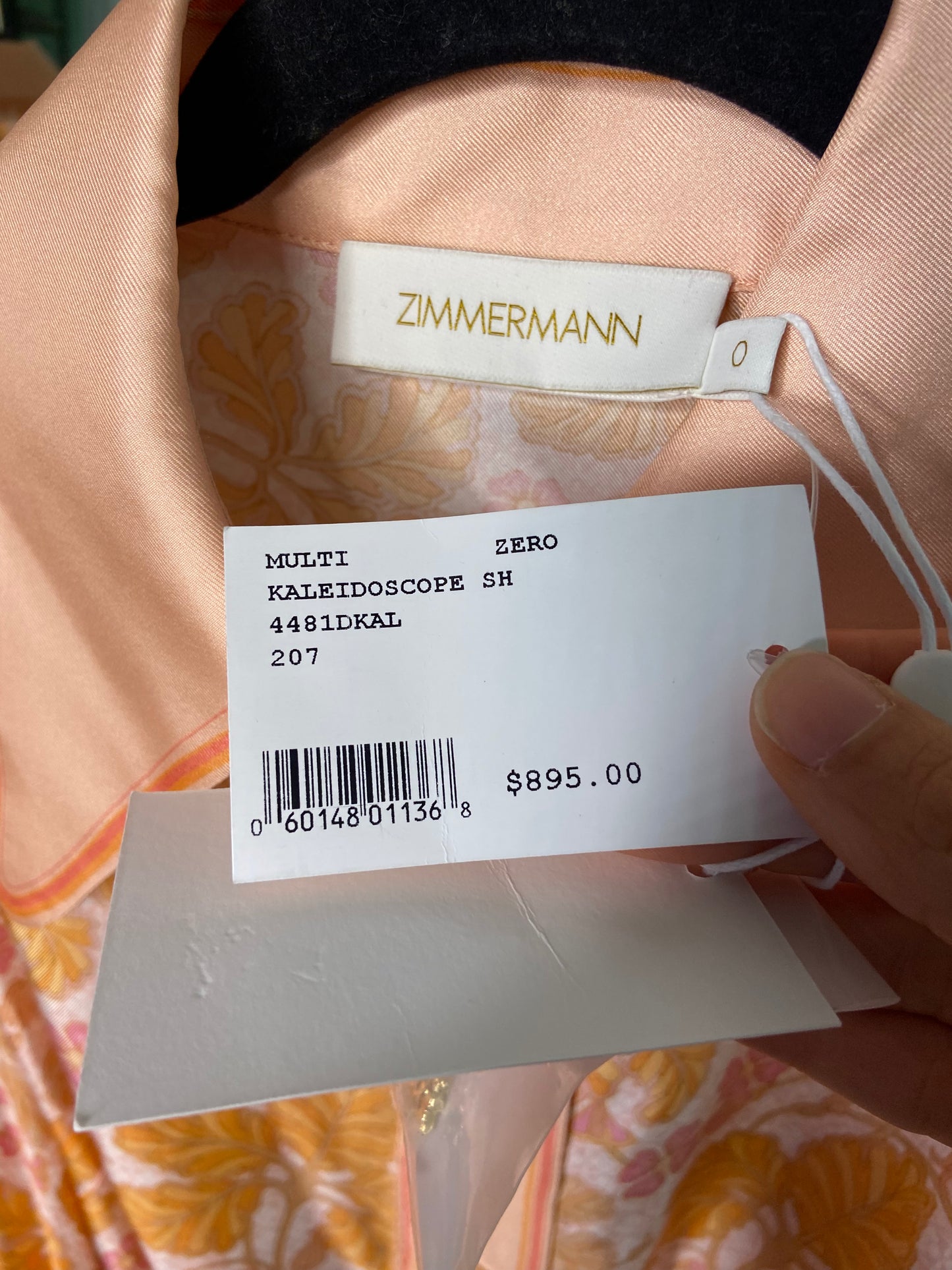 Zimmermann Kaleidoscope Shift Mini Dress size US 4