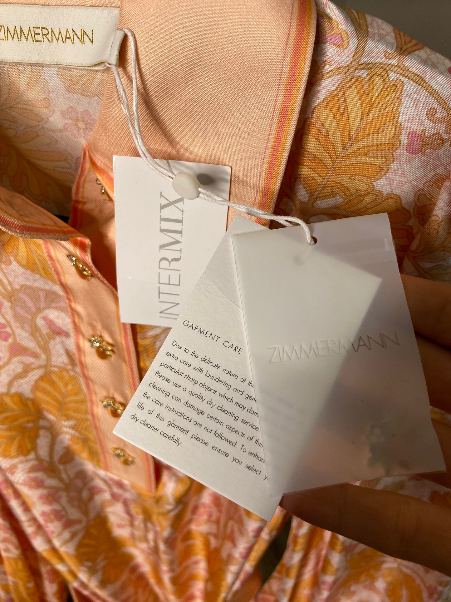 Zimmermann Kaleidoscope Shift Mini Dress size US 4