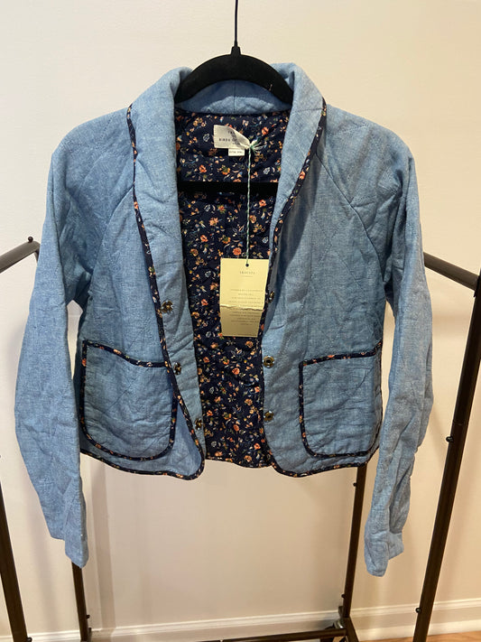 Trovata Birds of Paradis August Jacket - Vintage Indigo size XS