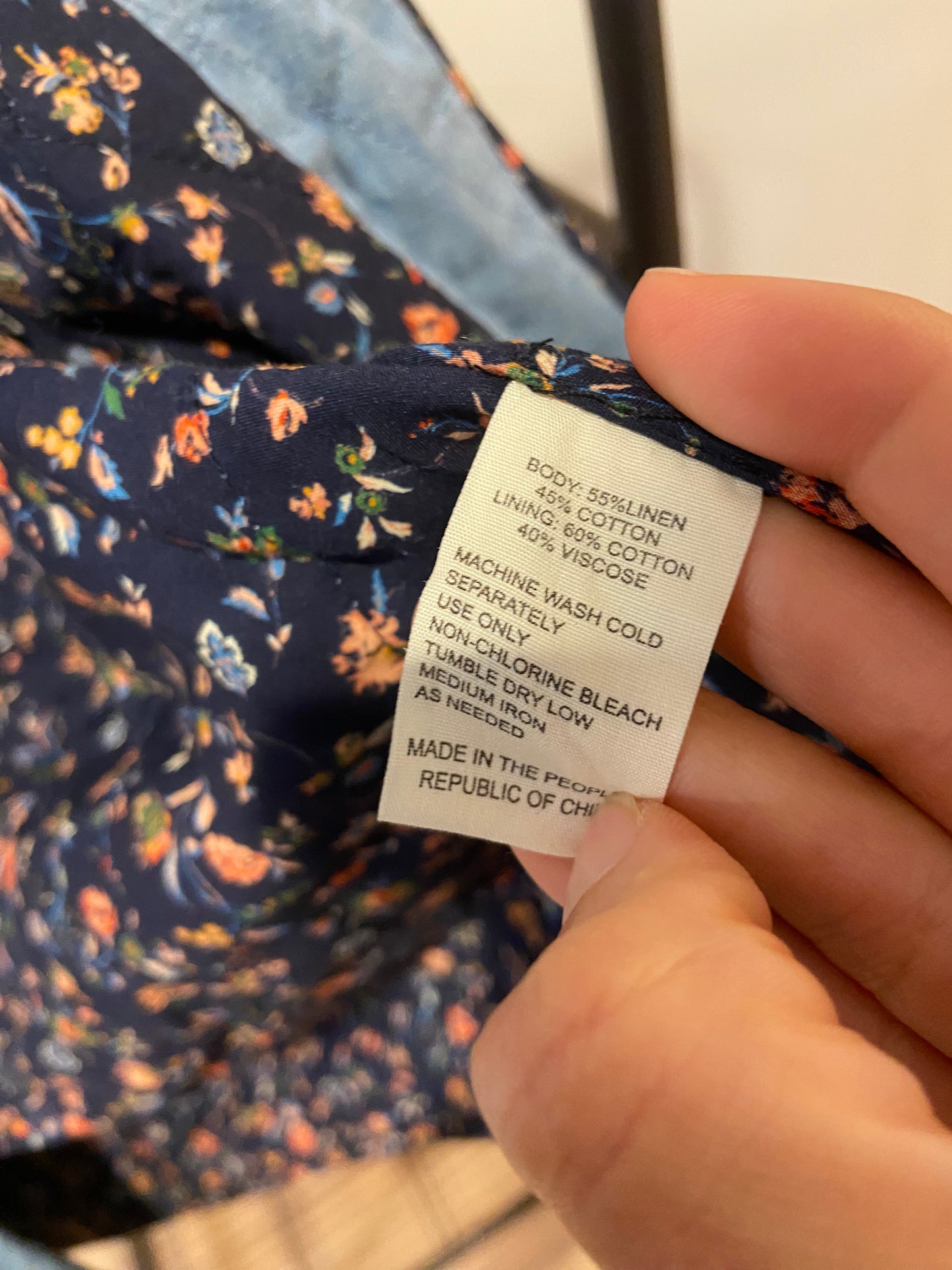 Trovata Birds of Paradis August Jacket - Vintage Indigo size XS