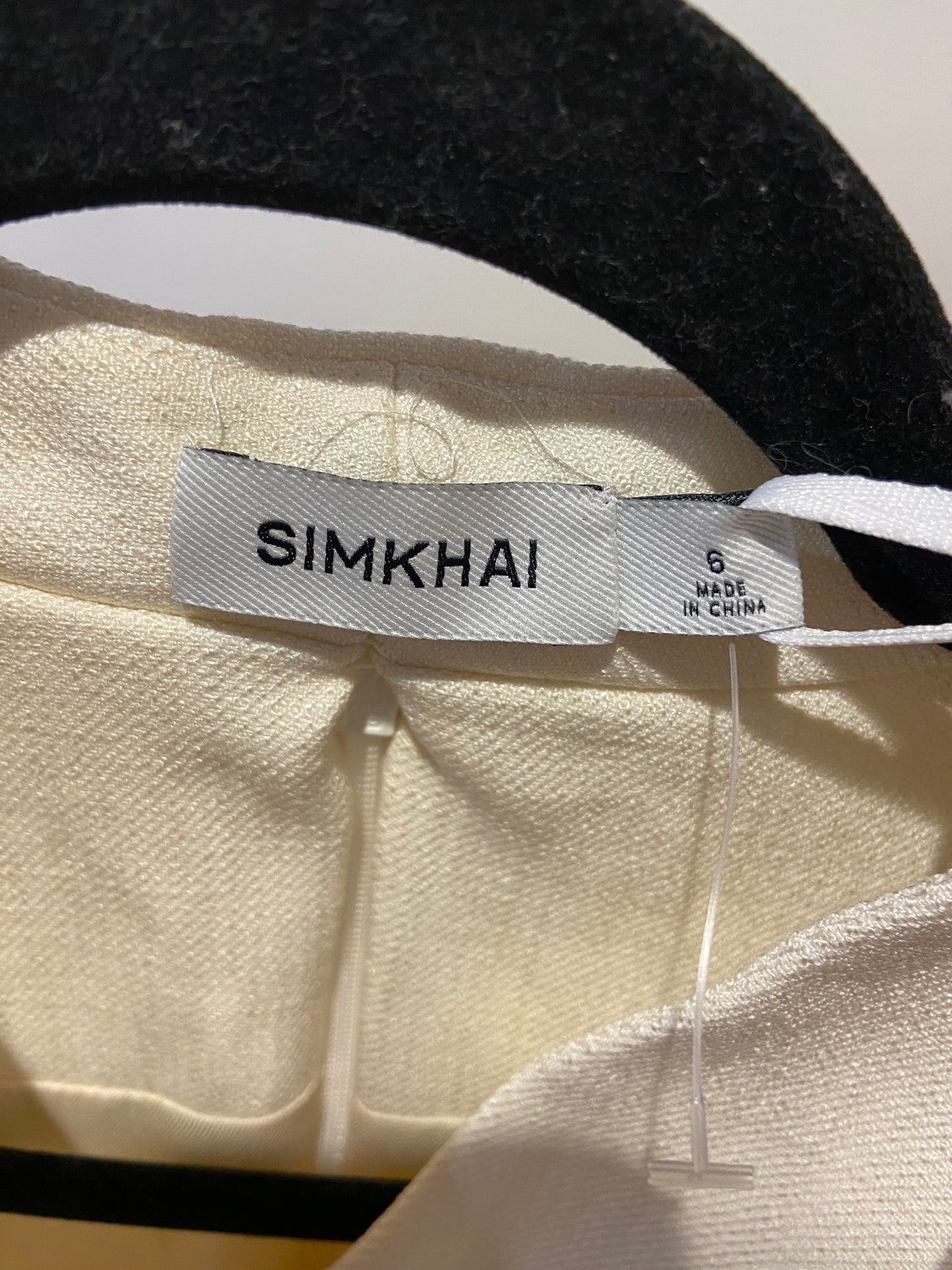 Simkhai White Georgina Sleeveless Vest Midi Dress size 6