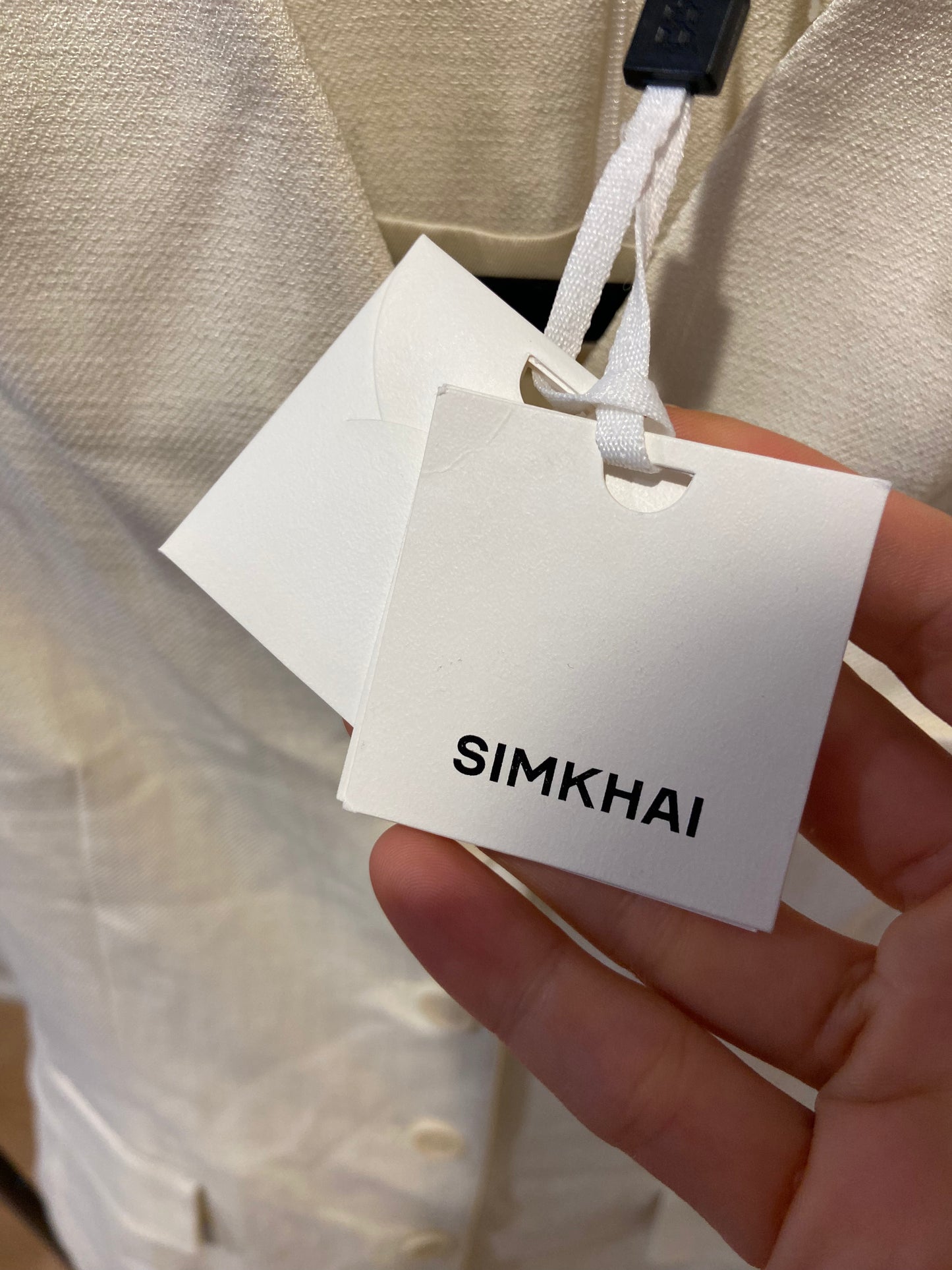 Simkhai White Georgina Sleeveless Vest Midi Dress size 6