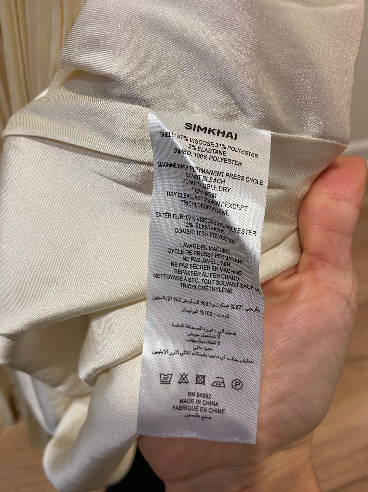 Simkhai White Georgina Sleeveless Vest Midi Dress size 6