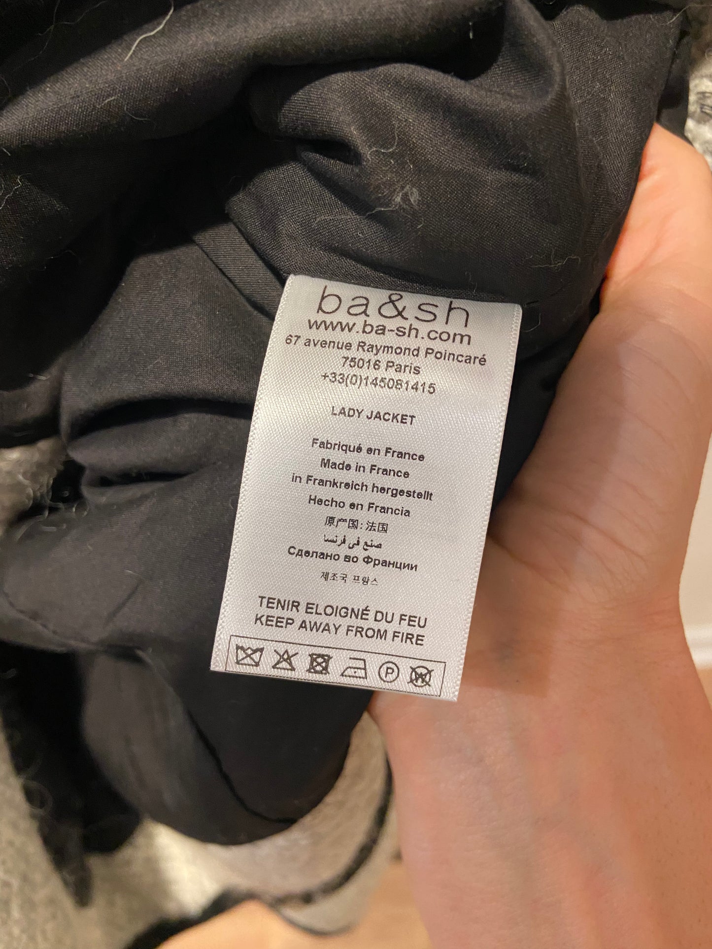 Ba&sh Hooded Octave Jacket size XS