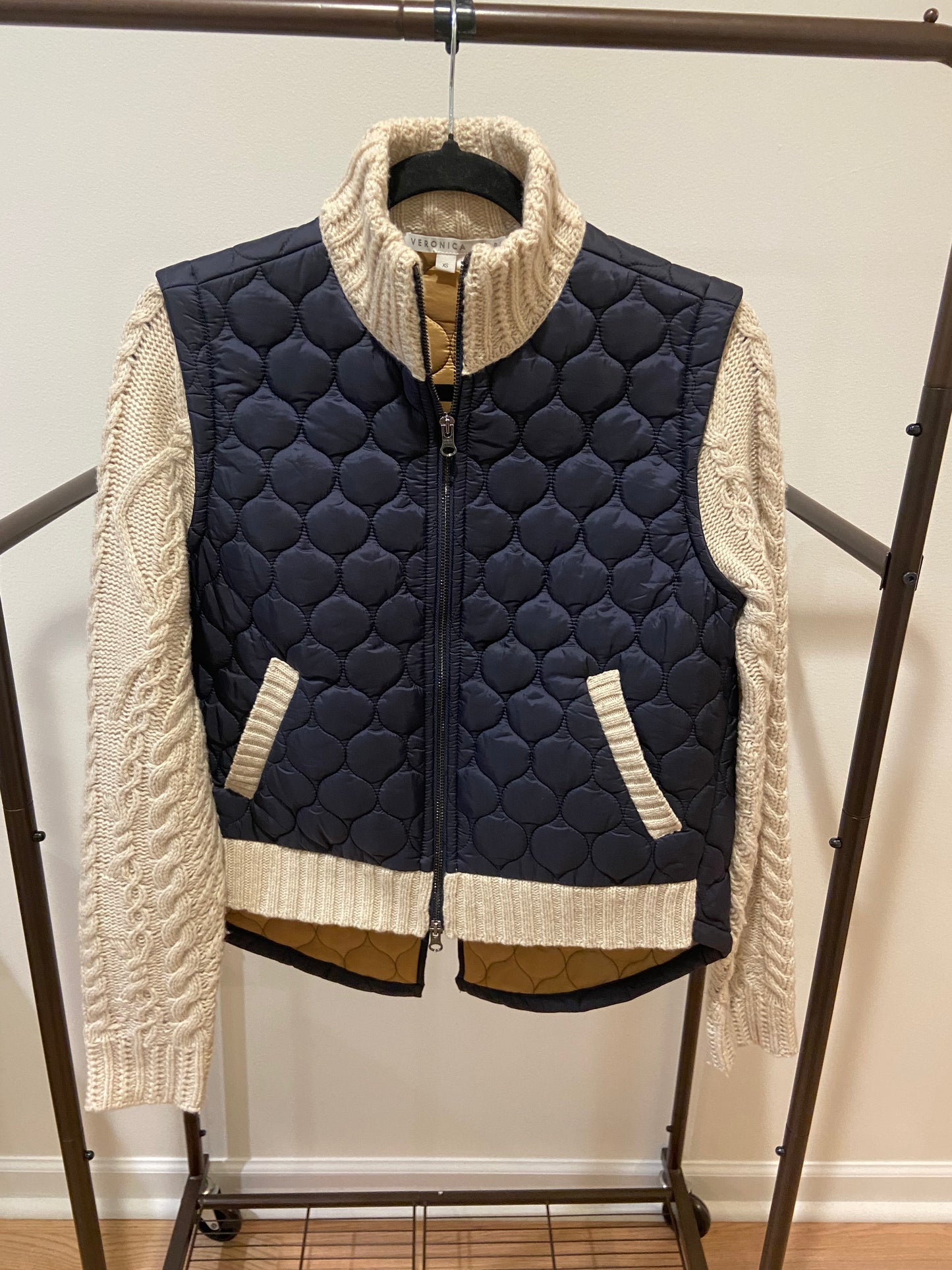 Veronica Beard Patra Mixed Media Jacket size XS