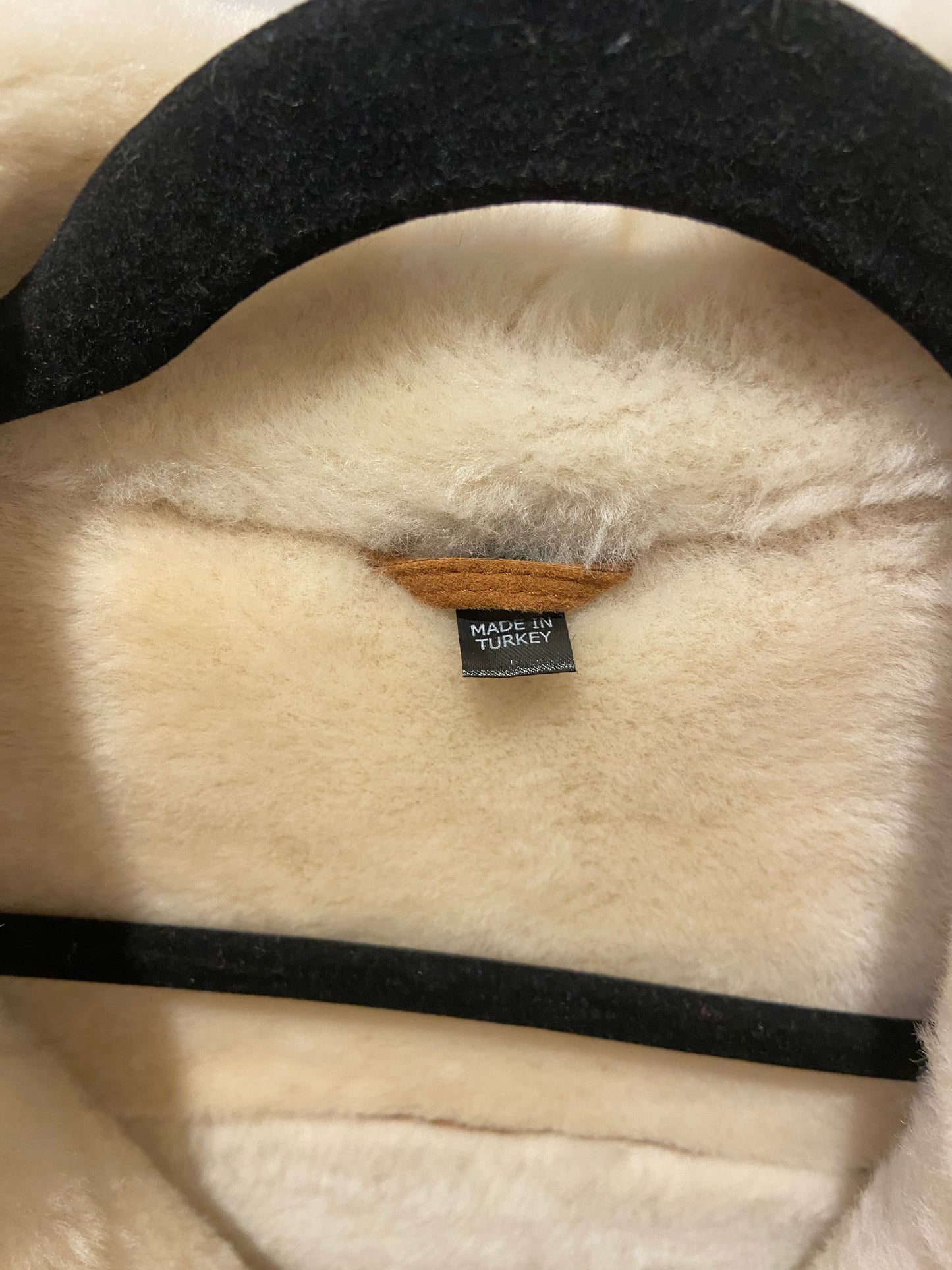 Overland Sonia Sheepskin Moto Jacket size S