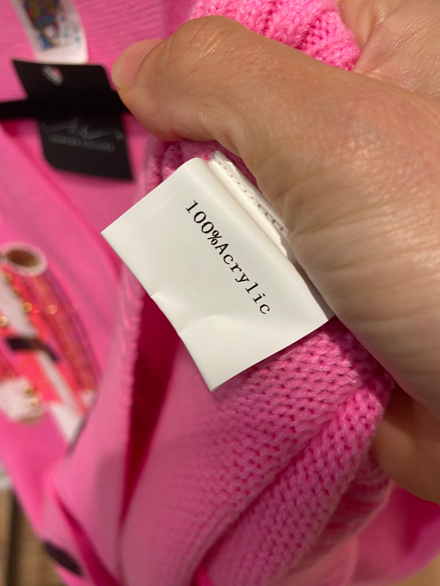 Queen of Sparkles Pink Nutcracker Cardigan size M