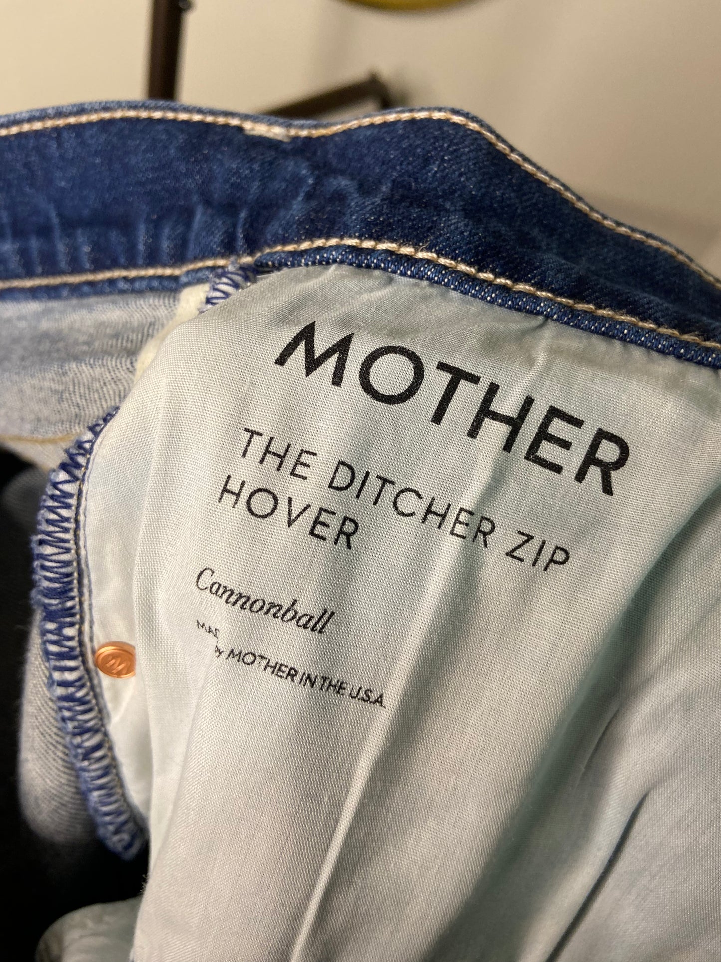 Mother The Ditcher Zip Hover Jeans size 31
