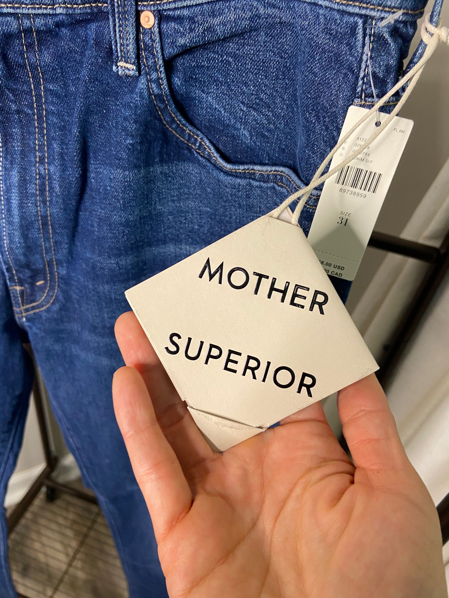 Mother The Ditcher Zip Hover Jeans size 31
