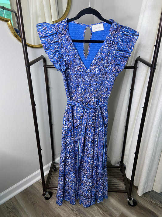 Cleobella Autumn Midi Dress Paisley Print size M