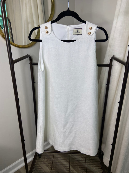 Tuckernuck White Woven Grace Dress size L