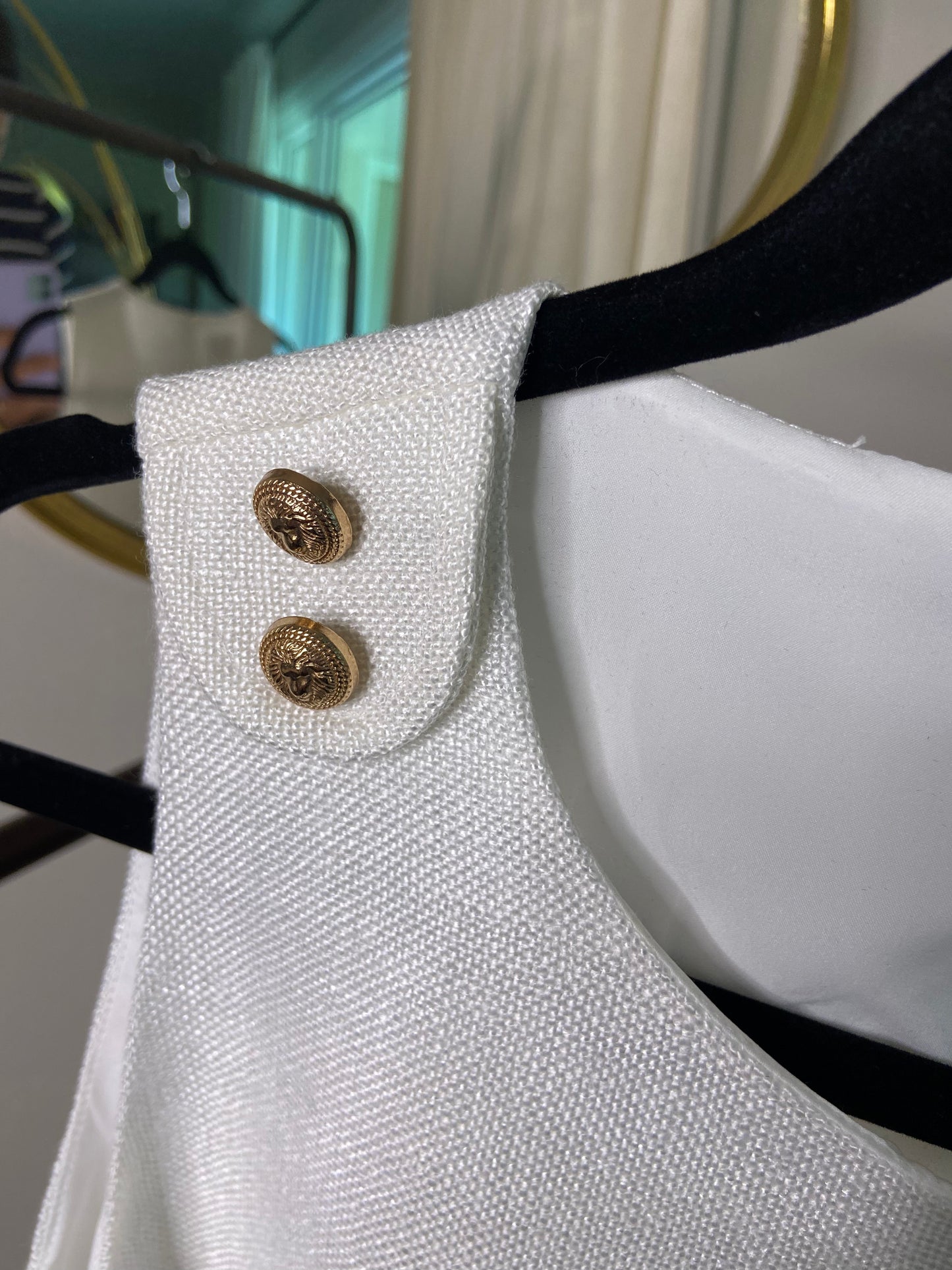 Tuckernuck White Woven Grace Dress size L
