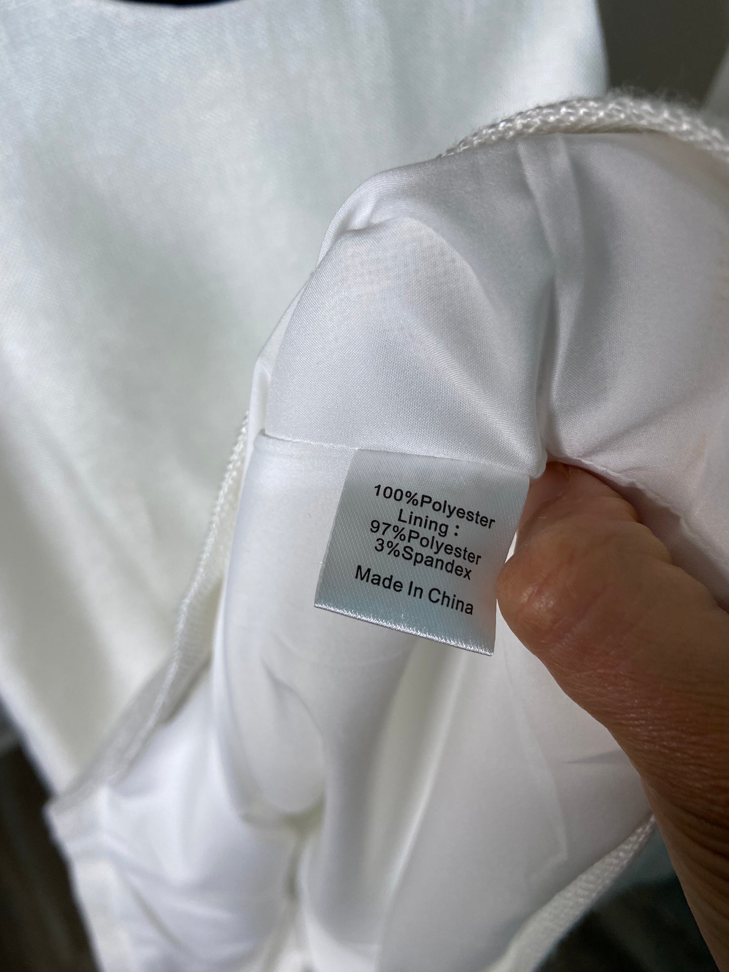 Tuckernuck White Woven Grace Dress size L