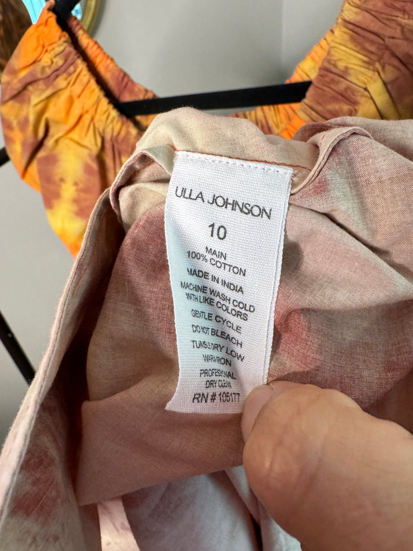 Ulla Johnson Nanette Midi Dress size 10