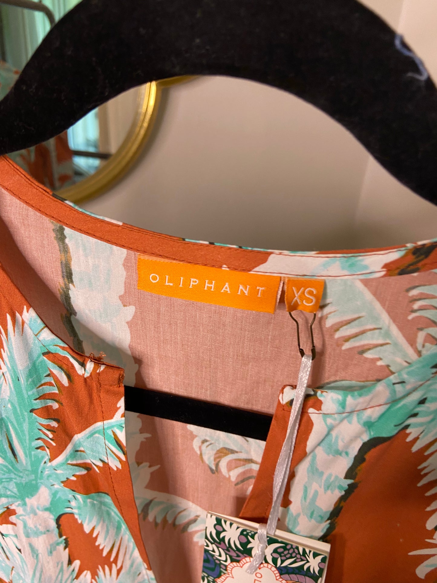 Oliphant Puff Sleeve Maxi Dress size XS