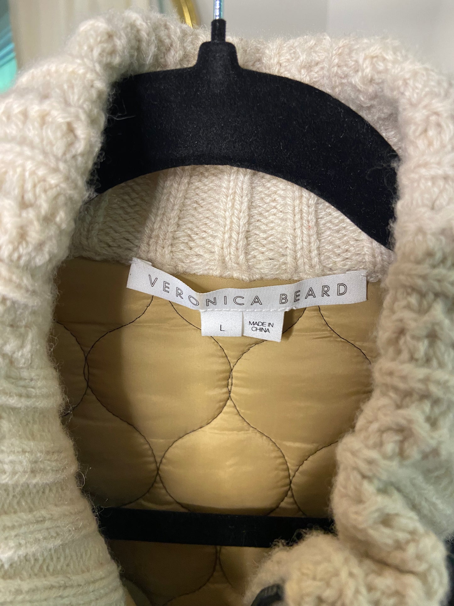 Veronica Beard Patra Mixed Media Jacket size L