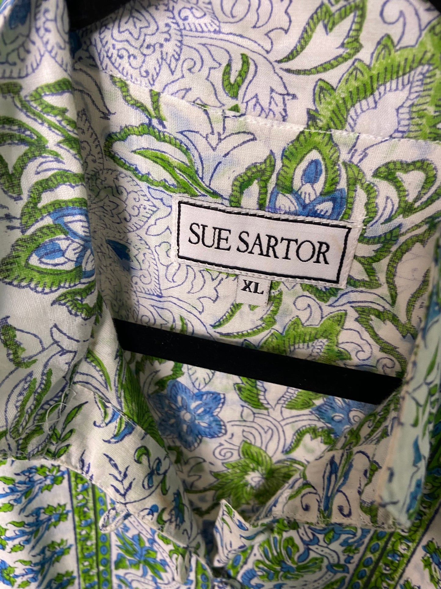 Sue Sartor Flounce Maxi Dress size XL