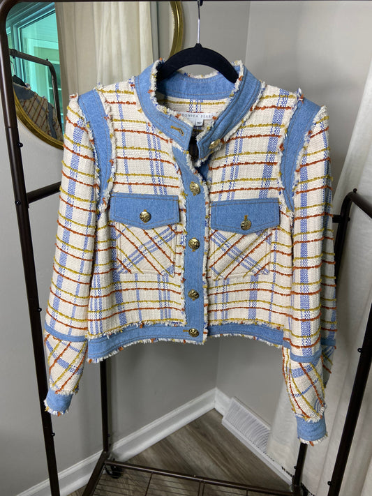 Veronica Beard Nilaja Tweed Jacket size 10