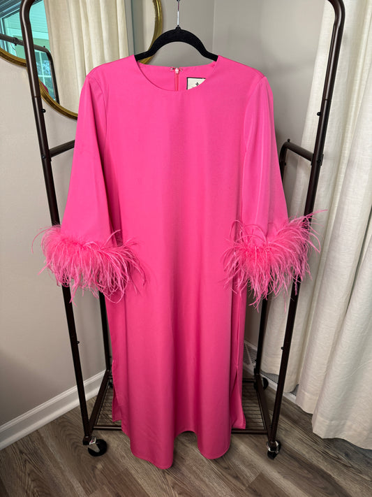 Tuckernuck Feather Jamie Midi Dress size L
