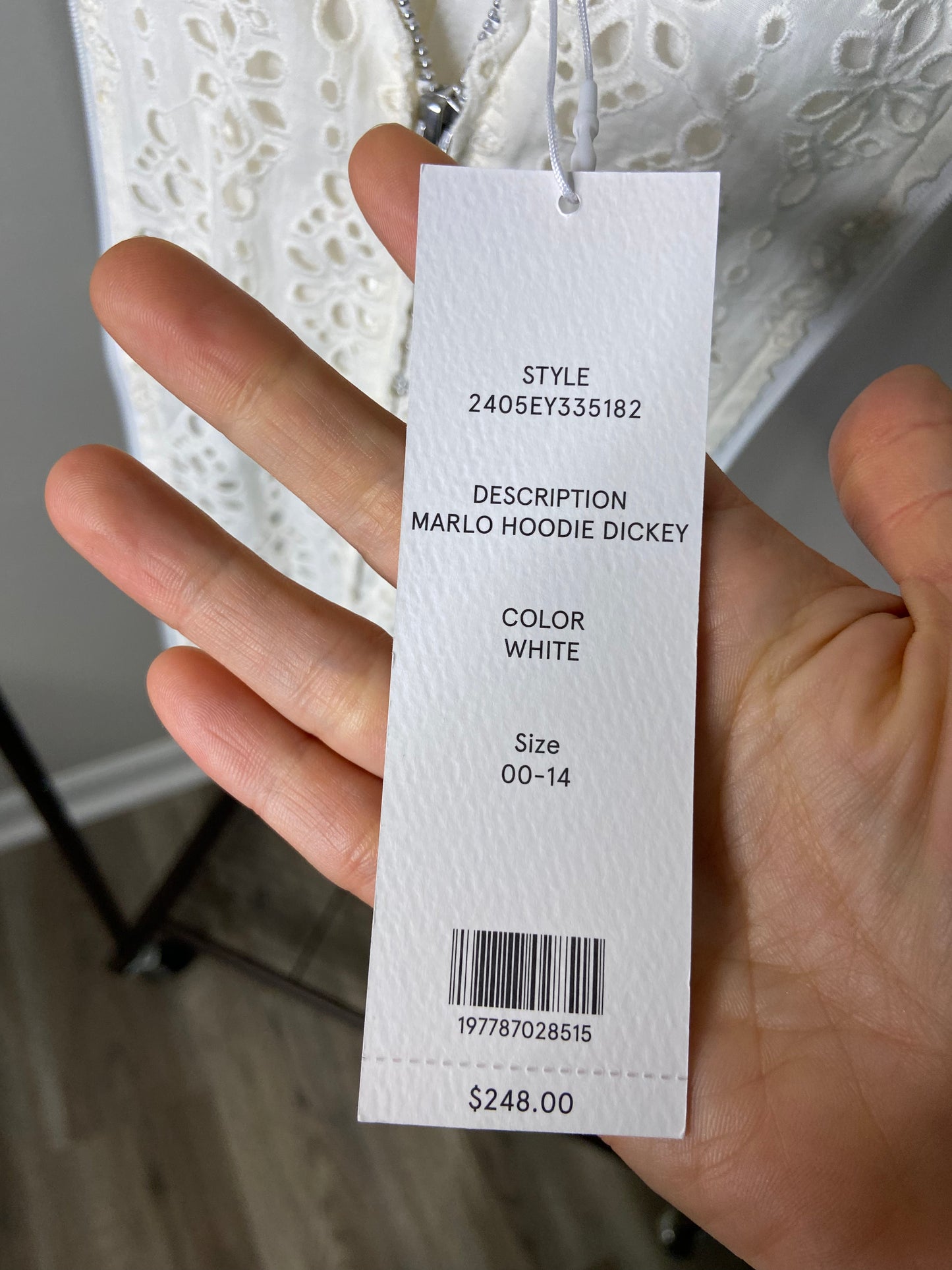 Veronica Beard Marlo Hoodie Dickey 00-14