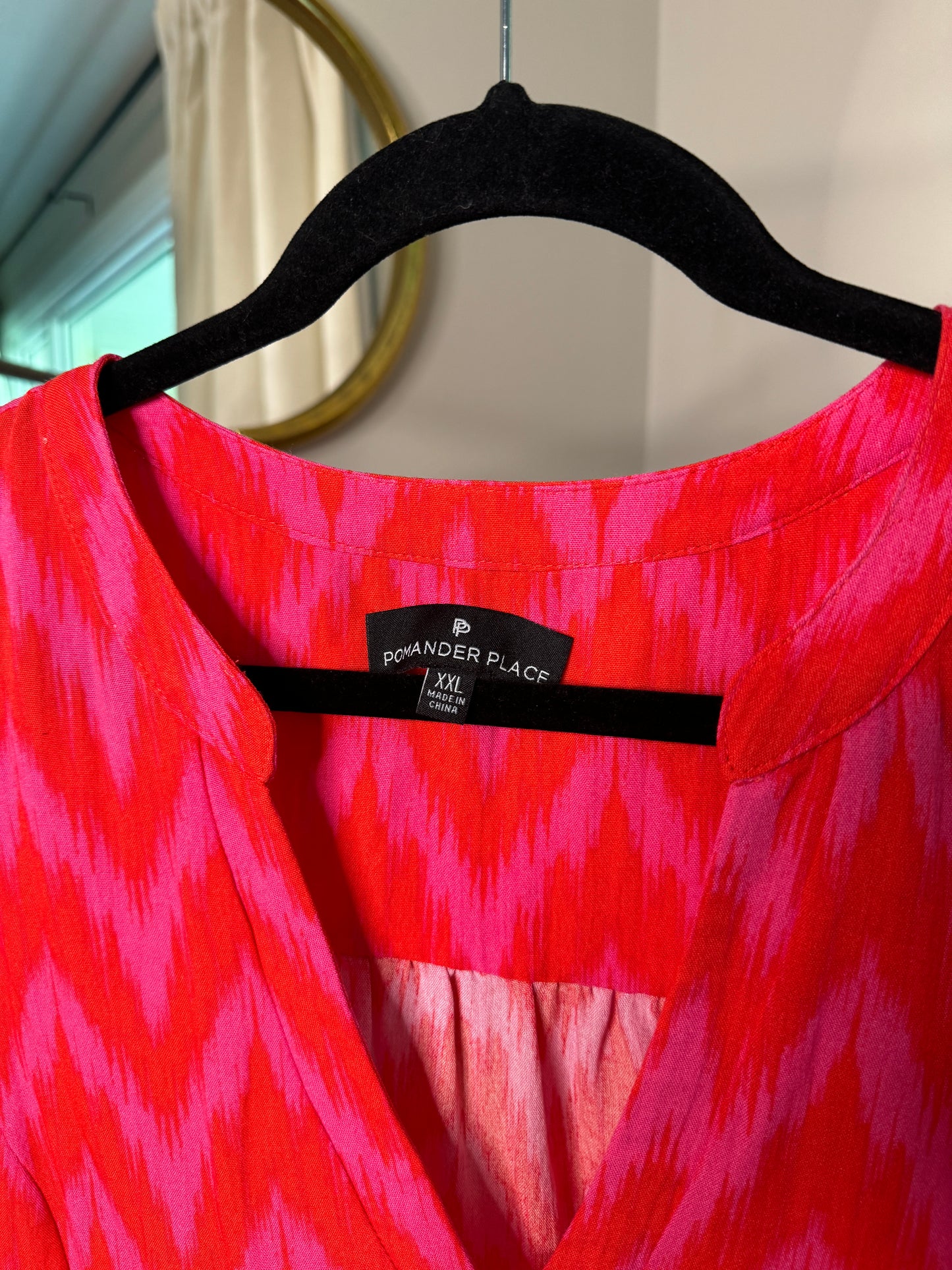 Pomander Place Ikat Kenzo Mini Dress size XXL