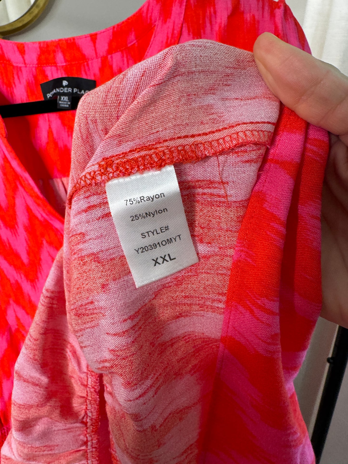 Pomander Place Ikat Kenzo Mini Dress size XXL