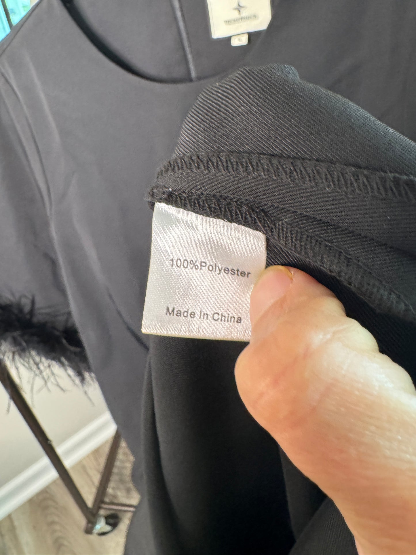 Tuckernuck Feather Jamie Dress Black size L