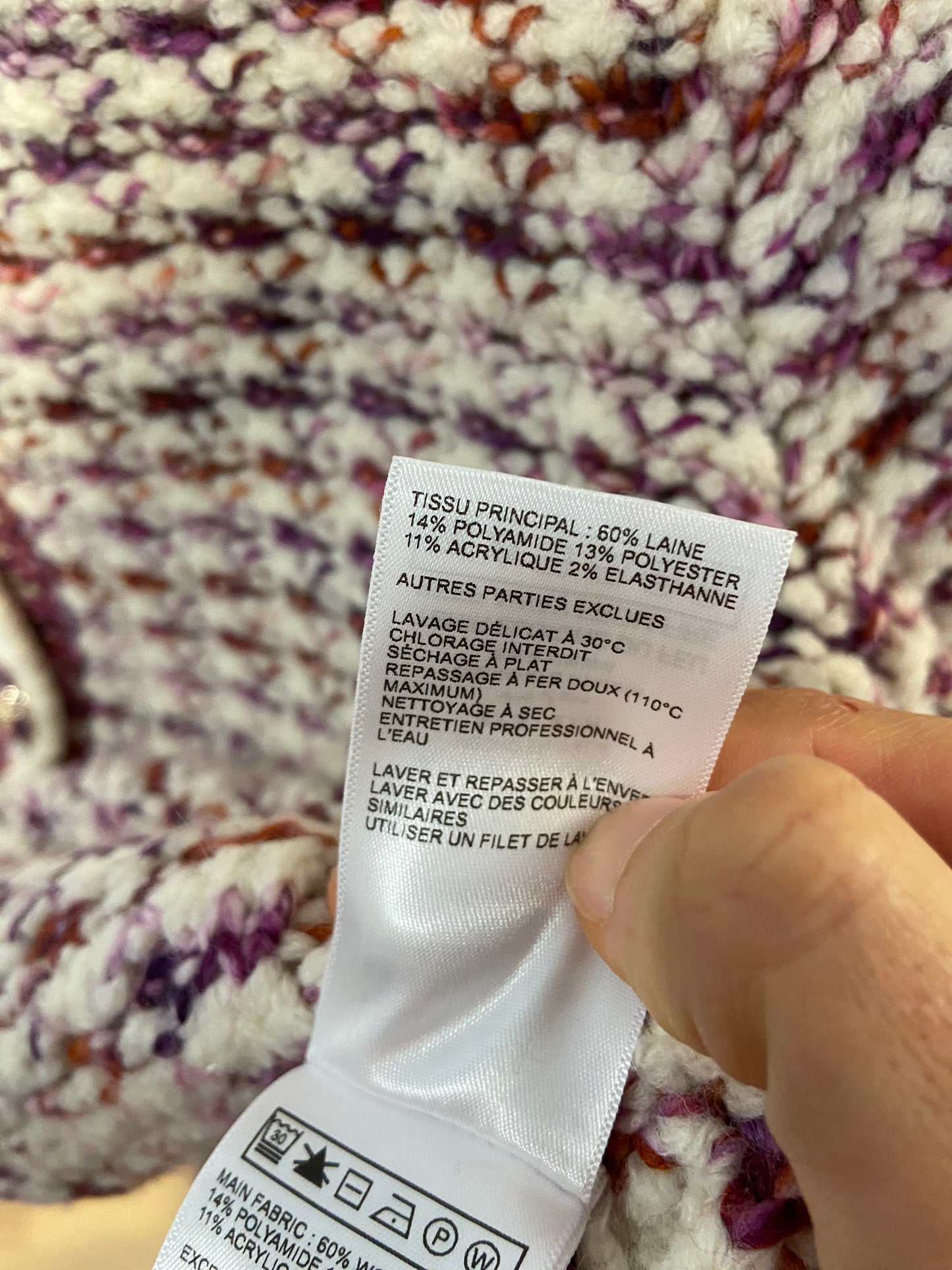 Ba&sh Short Knit Cardigan in Beloni Ecru size S
