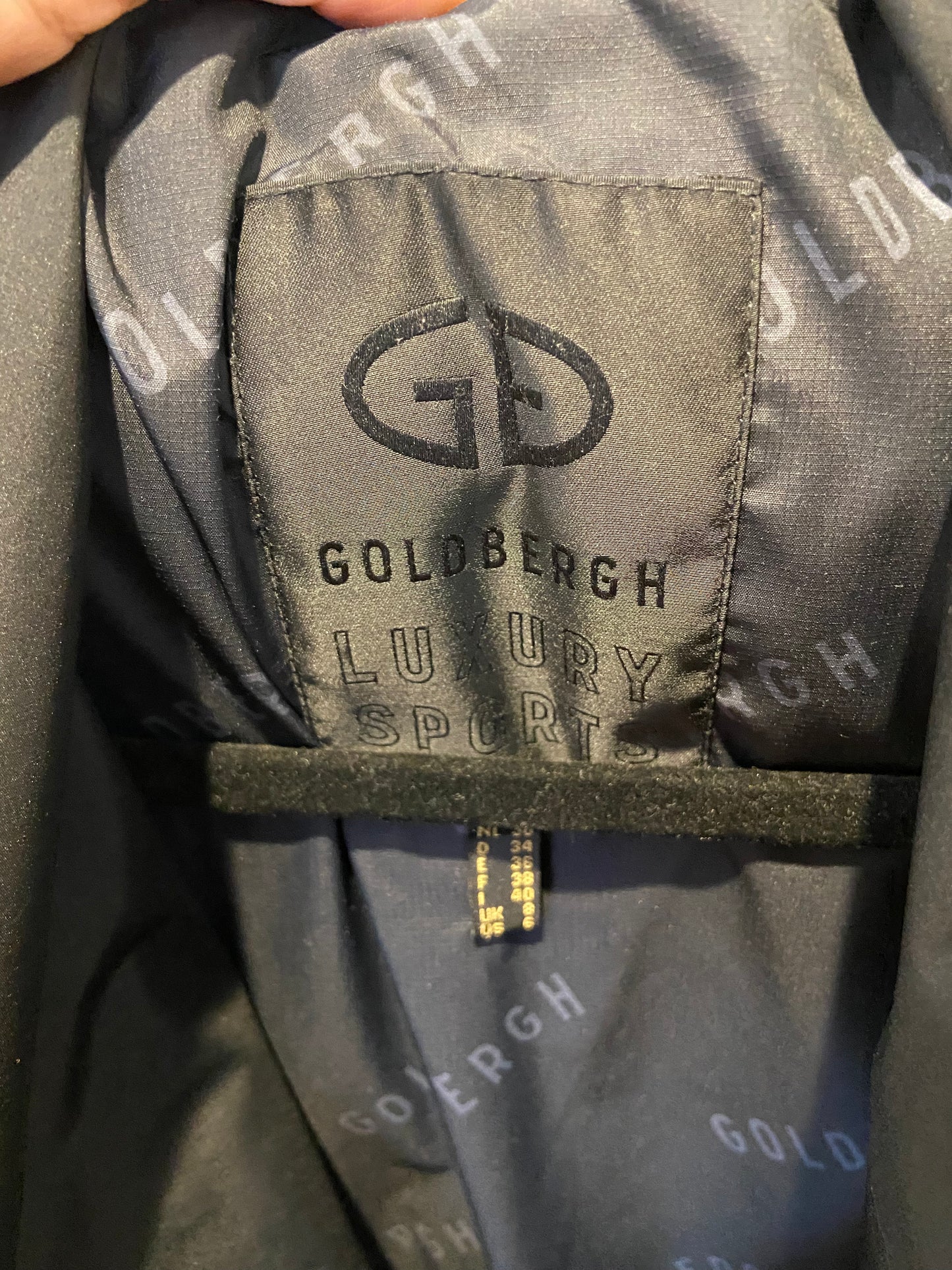 Goldbergh Senner Padded Relaxed-fit Shell-down Jacket In Black size 6