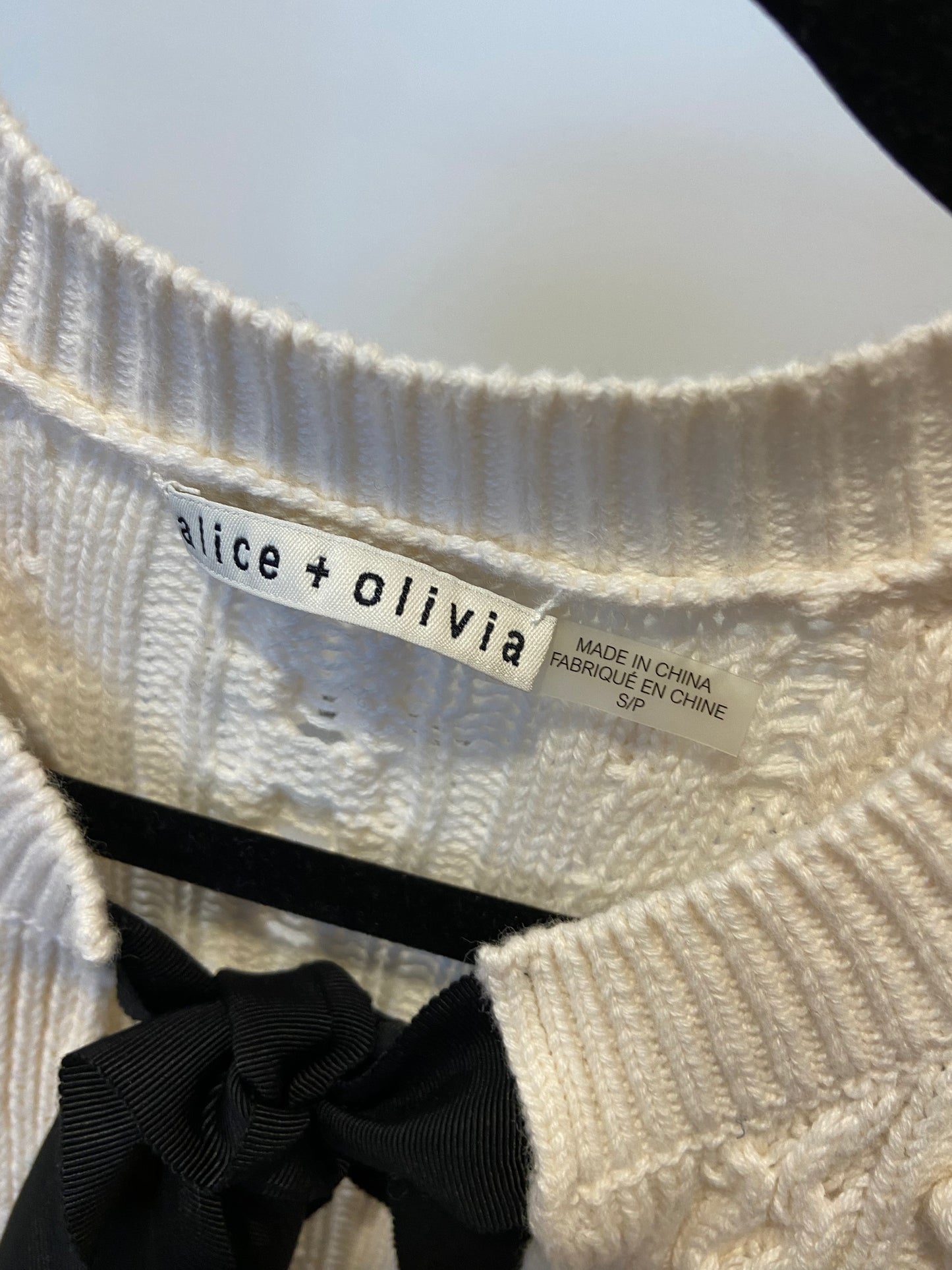 Alice and Olivia Kitty Bows Cardigan size S
