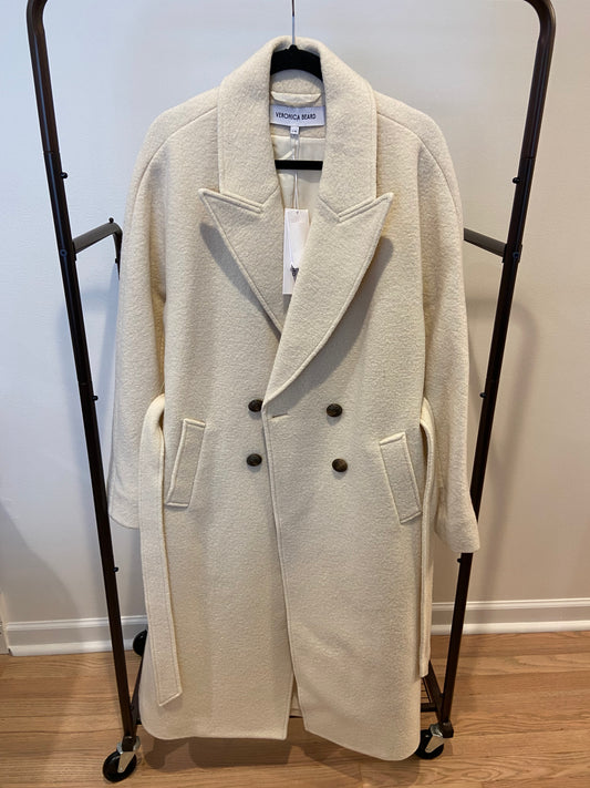 Veronica Beard Della Dickey Long Coat size L