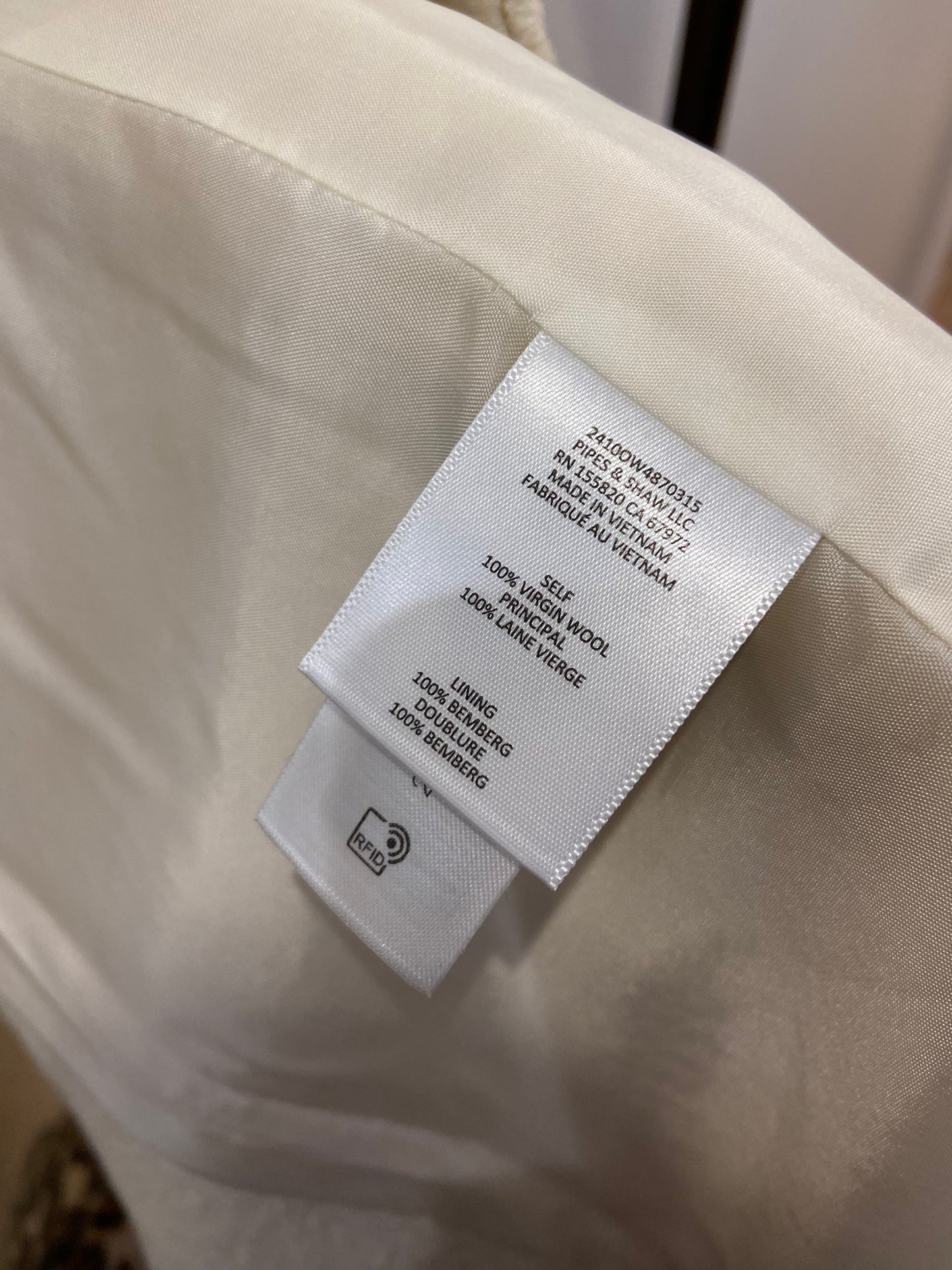 Veronica Beard Della Dickey Long Coat size L