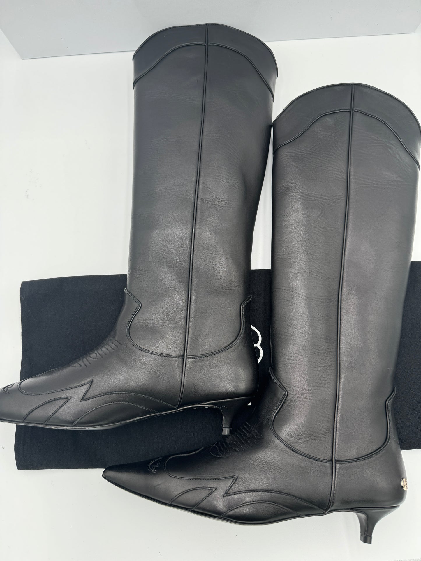 Anine Bing Tall Rae Leather Boots size 37