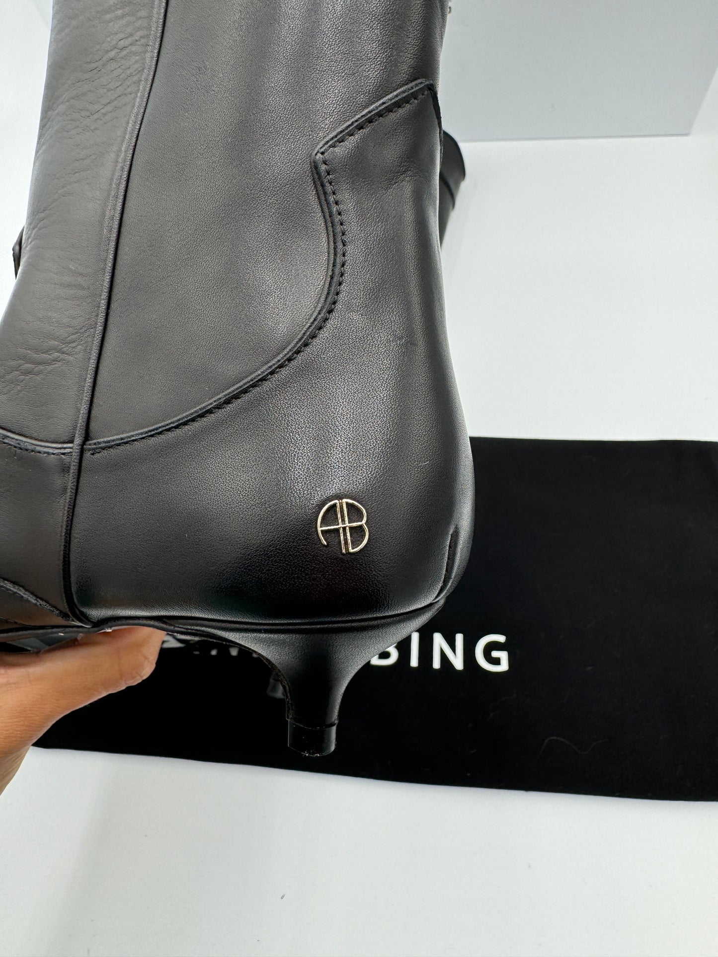 Anine Bing Tall Rae Leather Boots size 37