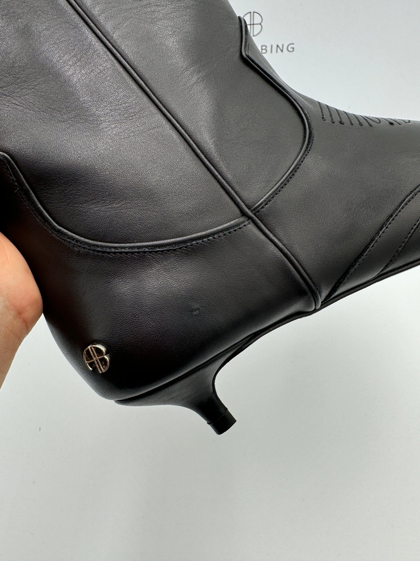 Anine Bing Tall Rae Leather Boots size 37