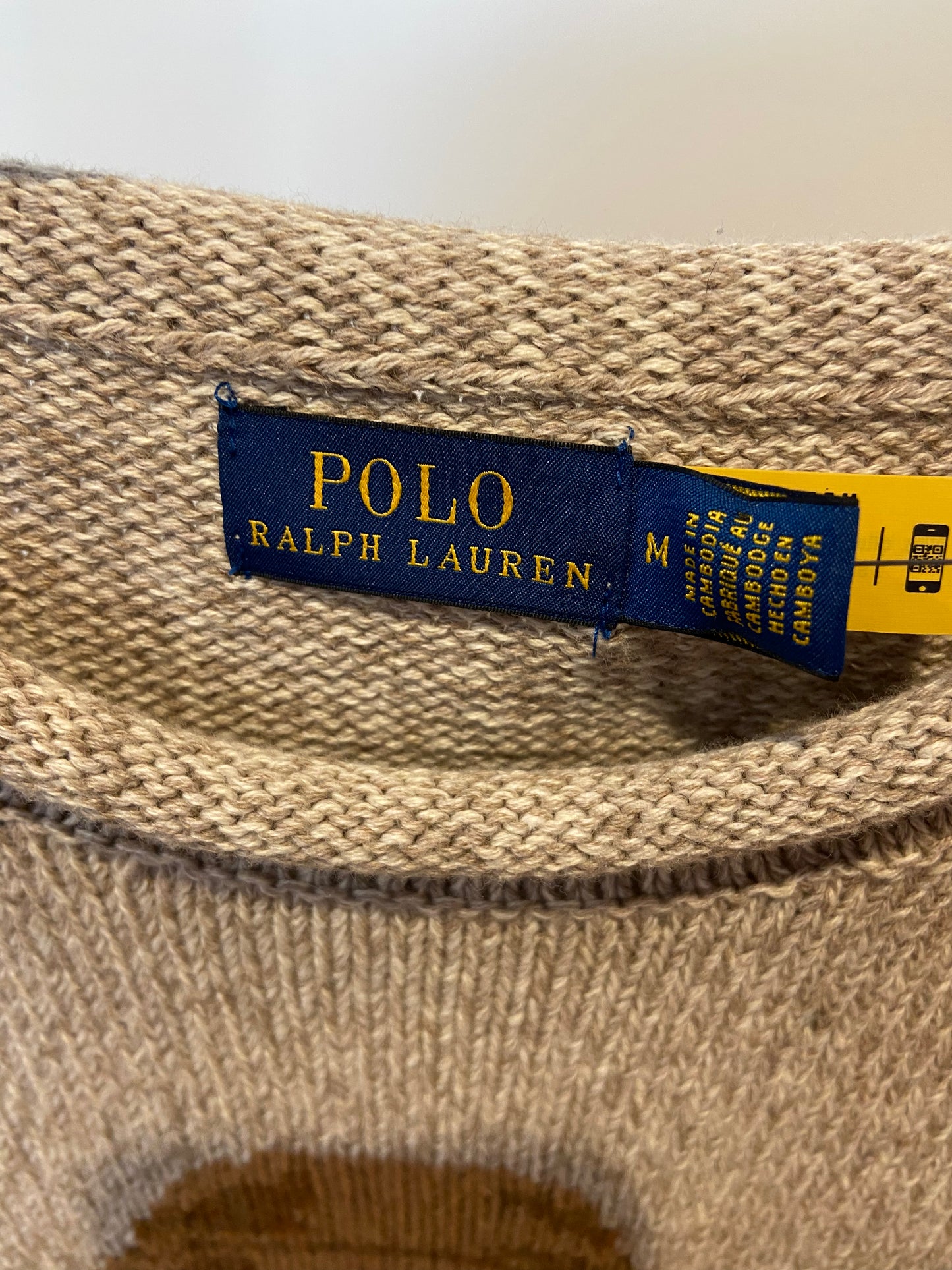 Polo Ralph Lauren Bear Sweater size M