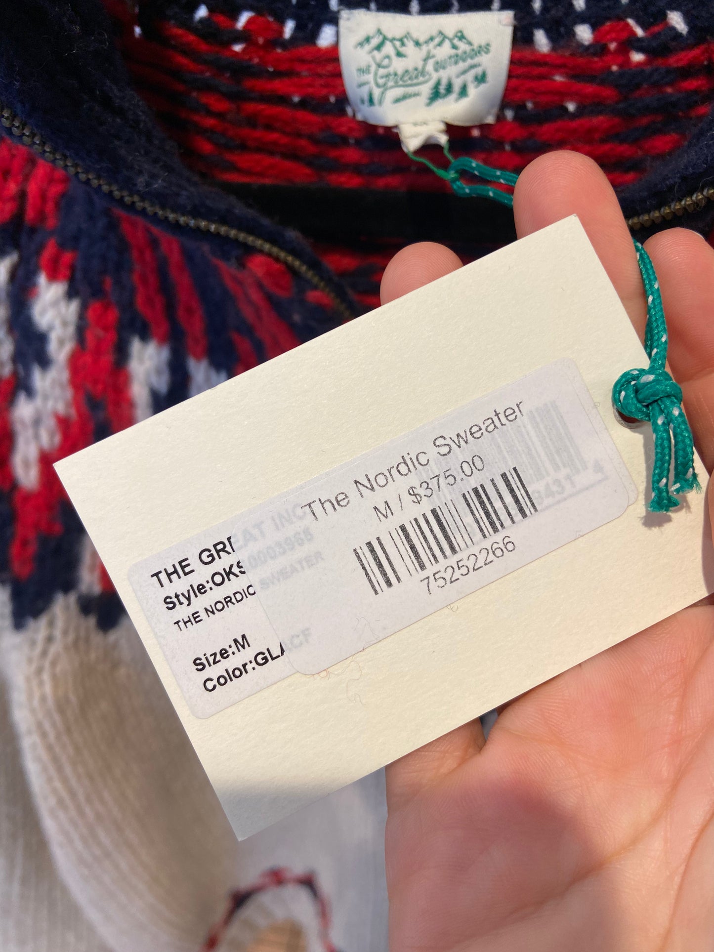 The Great Glacier Fair Isle The Nordic Sweater size M