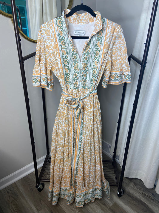 Sue Sartor Hamilton Kaftan Dress size S