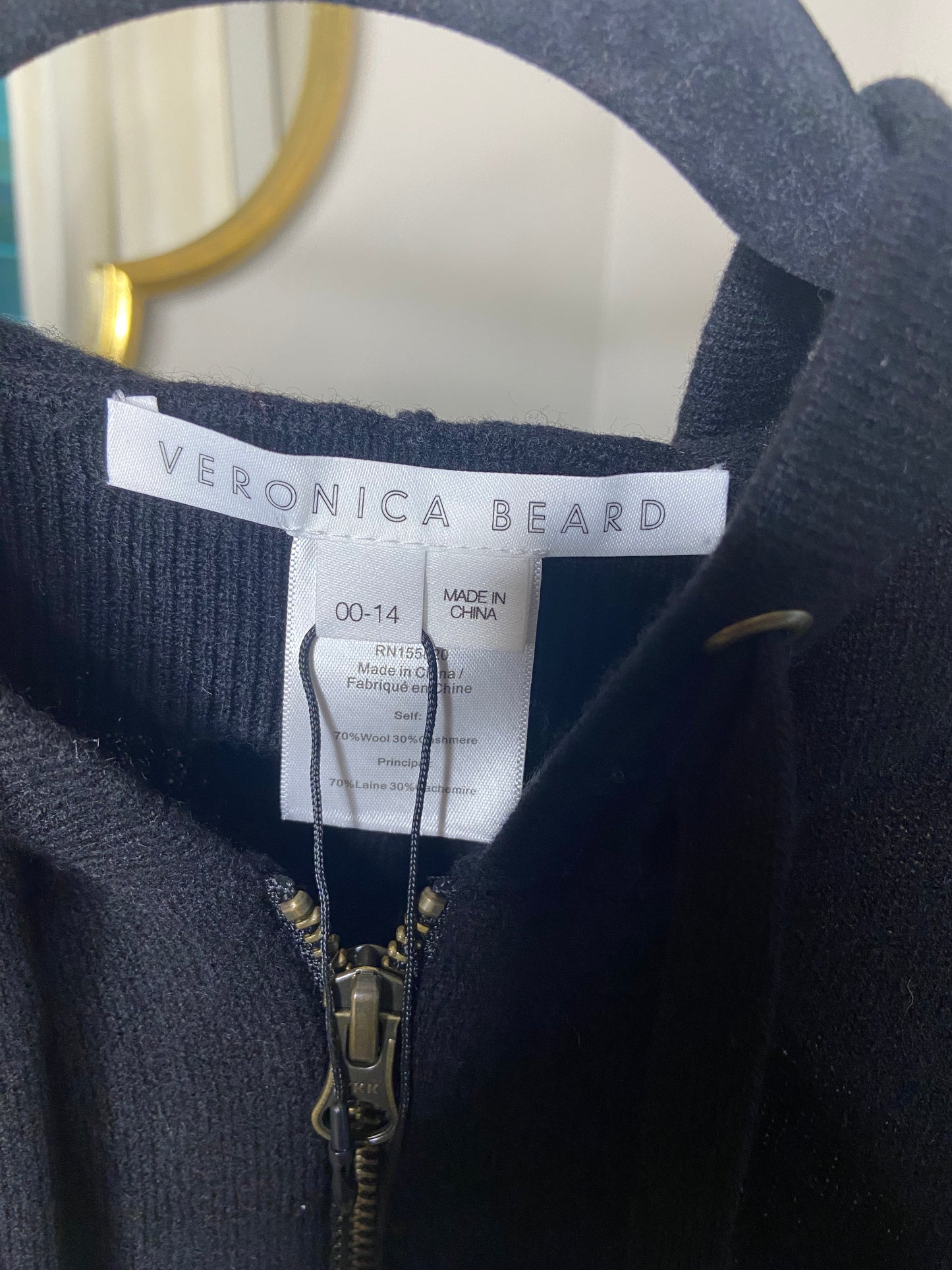 Veronica Beard Uptown Dickey in Cashmere size 00-14